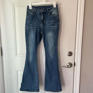 Classic Blue Flared Women's Jeans